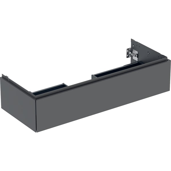 Geberit ONE Unterschrank für WT/-Platte 1 Schubl., 118.4x26,6x47cm, lava matt