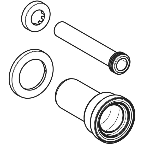 Geberit Bambini Anschlussset f. Kinder SWC d90/45, L:25