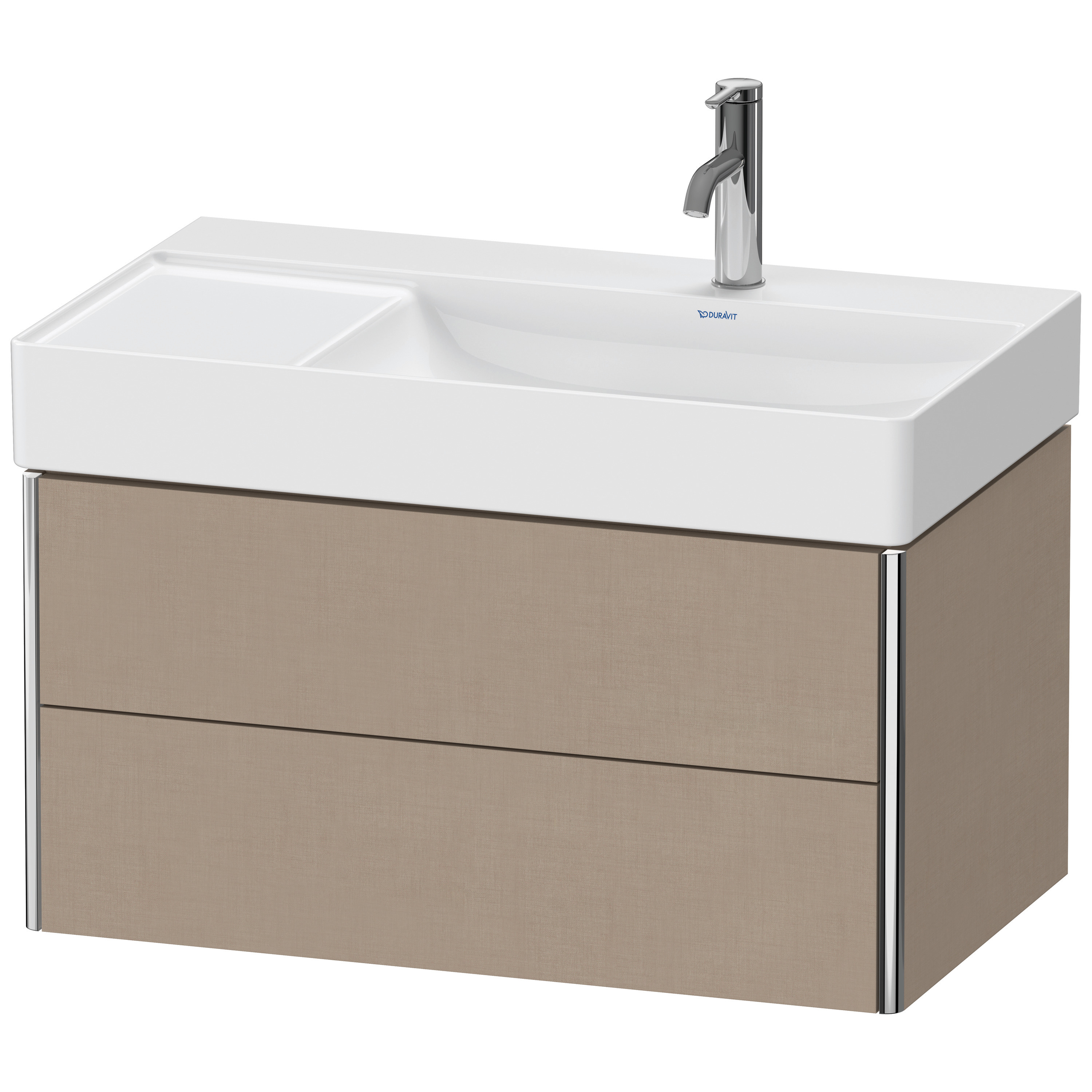 Duravit WTU XSquare wandhängend,397x784x460mm 2Schubkästen,leinen