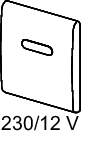 TECEplanus Urinal-Elektronik 12 V-Netz weiß glänzend