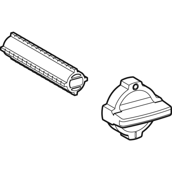 Geberit Set Handbetätigung, zu Geberit UP-Kugelhahn m. Befestigung: DN1=15 / 20