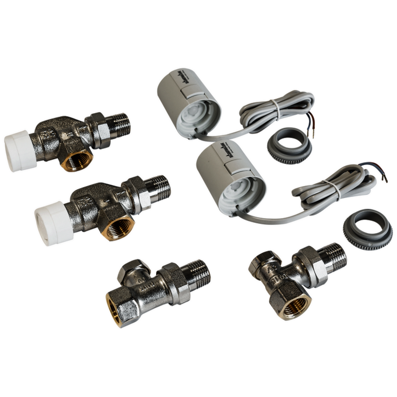 KM Ventilkit f. Katherm HK, 4-Lt. voreinstellbar, mit Antrieb 24 V