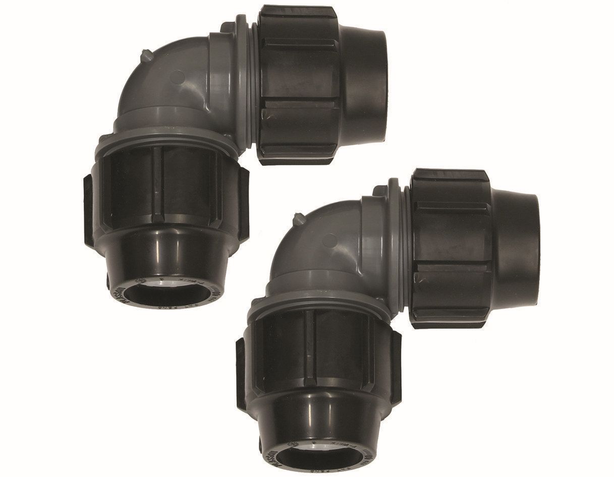 Vaillant Winkelkupplung 90 Grad, 2 St. für PE-Rohr 40 x 3,7 mm für aroCOLLECT