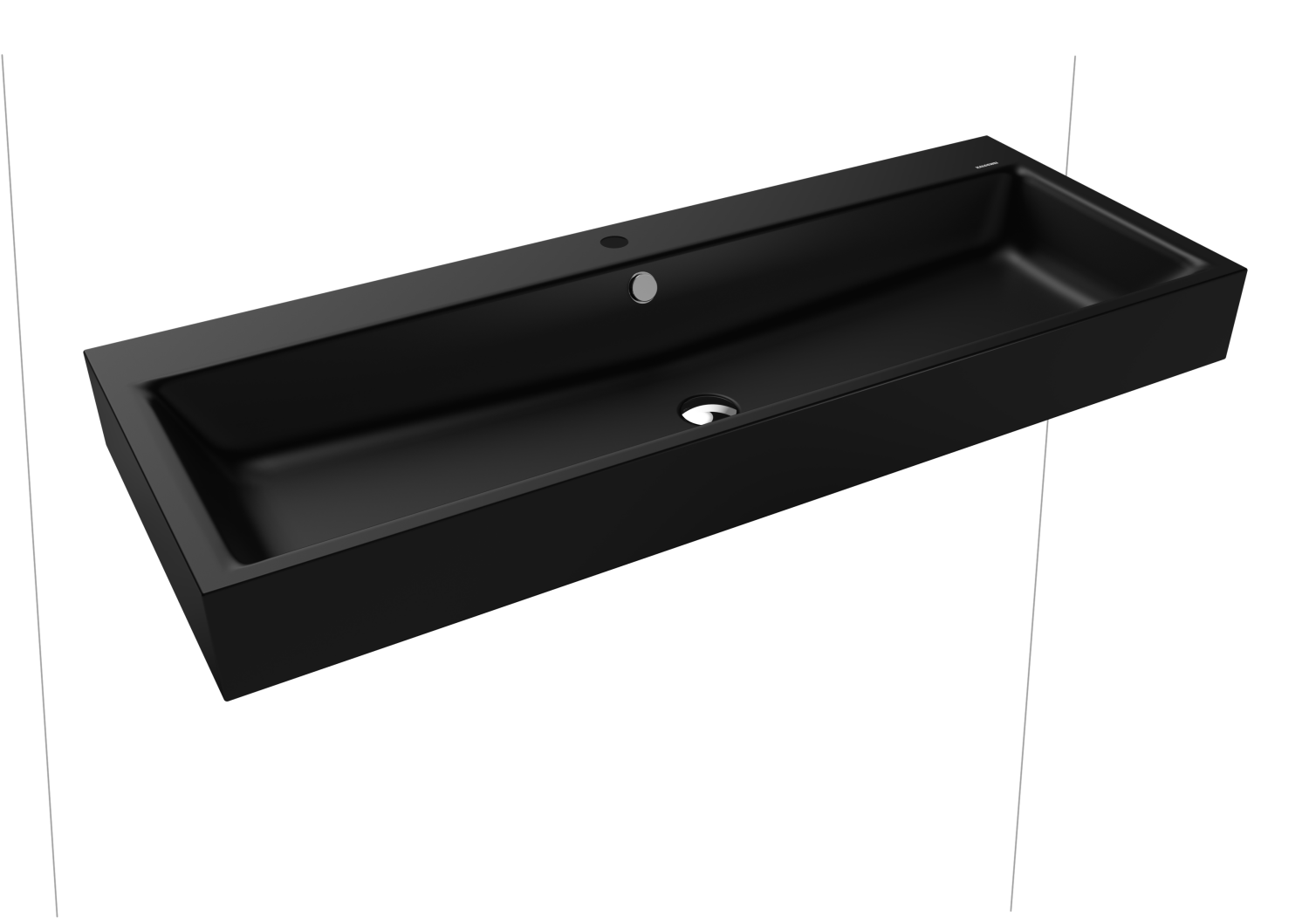 KA WB PURO WANDWASCHTISCH Mod.3167,1200x 460mm,sm100,PEFF,AD,m. 1HL,mÜL,chr
