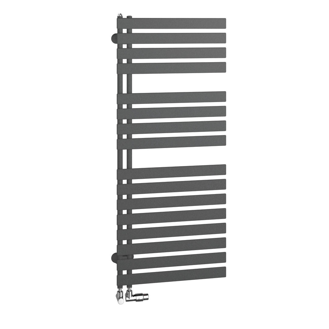 Kermi Credo Half flat,1800x450x37 mm QN687 W,schwarz soft(RAL9005MT),rechts