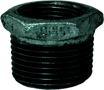 gebofittings Temperguss Gewindefittings 241 - Red.-Nippel 4" x 2 1/2", verz.