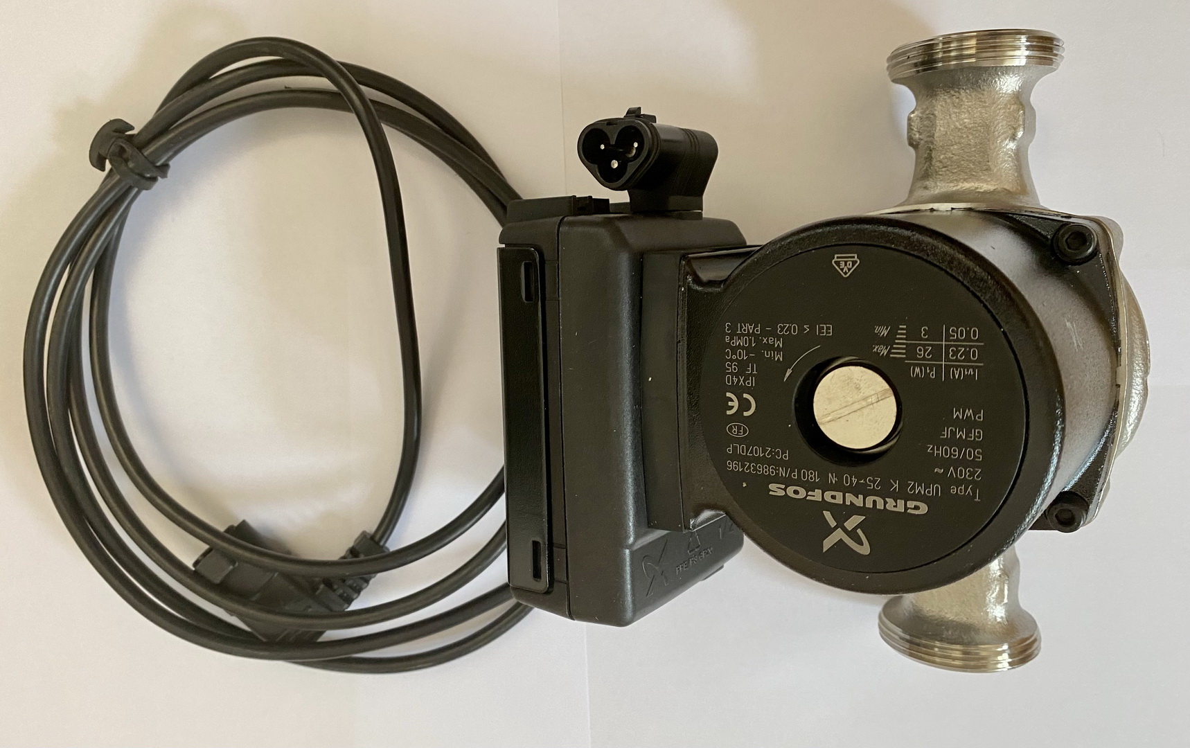 Danfoss UPM2 K 25-70N + Volex inkl, Volexstecker & Blindstecker