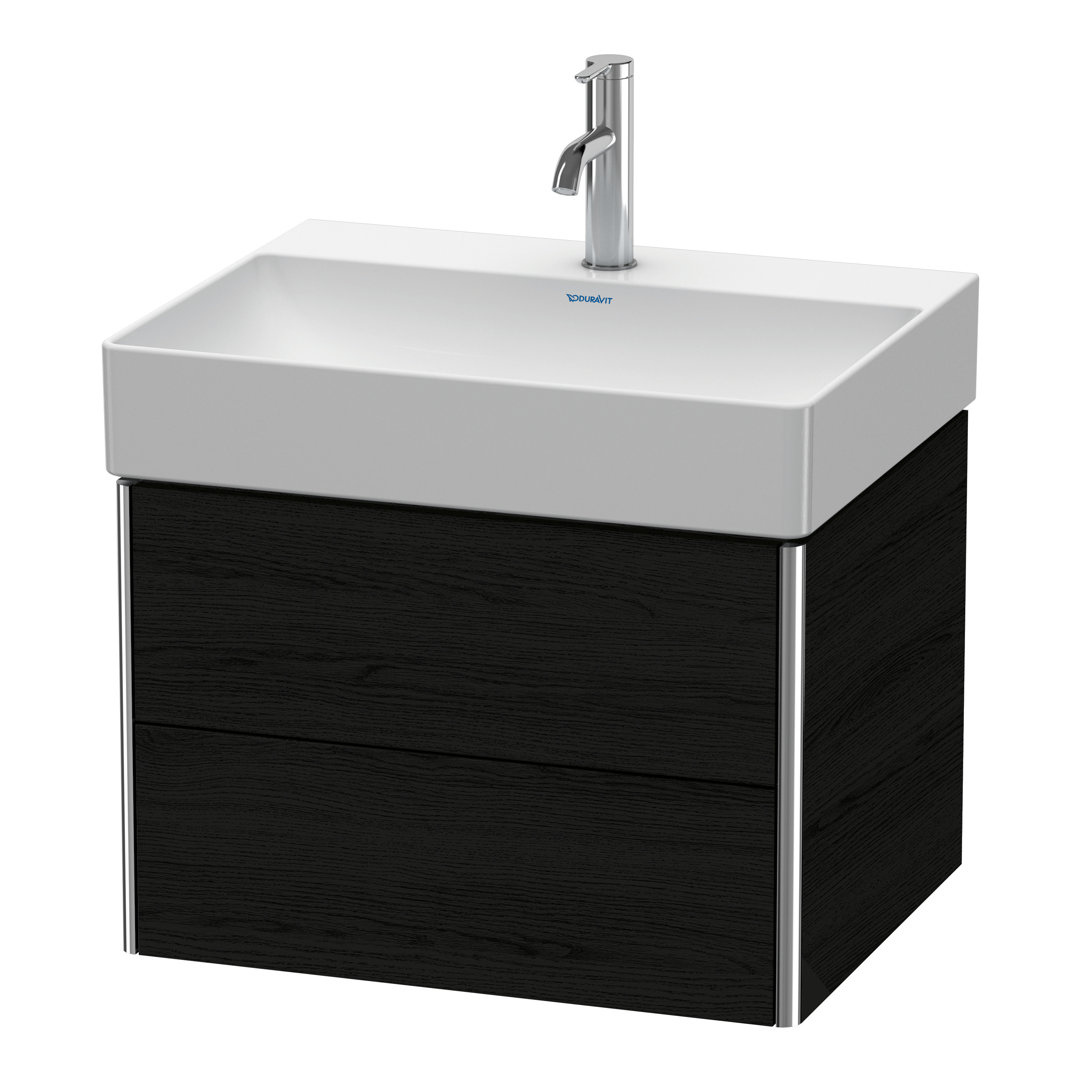 Duravit WTU XSquare 397x584x460mm 2 Schubkästen,Eiche Schwarz