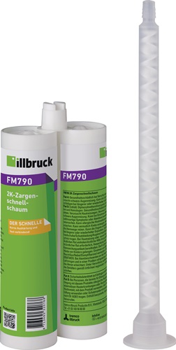 2K-Zargenschnellschaum FM790 210 ml B2 beige Doppelkartusche ILLBRUCK 2K-Zargenschnellschaum FM790 210 ml B2 beige Doppelkartusche ILLBRUCK