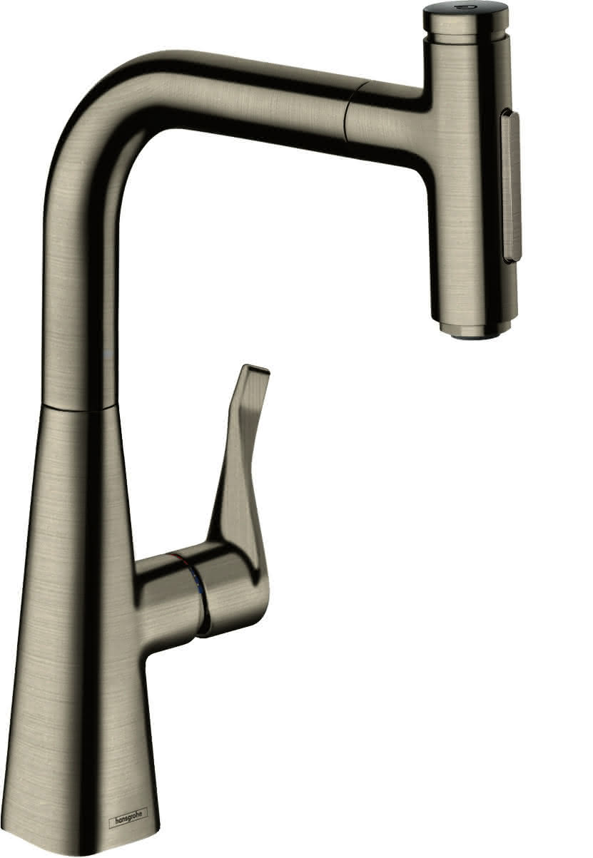 Hansgrohe Spültischmischer 240 Metris Select M71 Ausziehbrause 2jet sBox steel