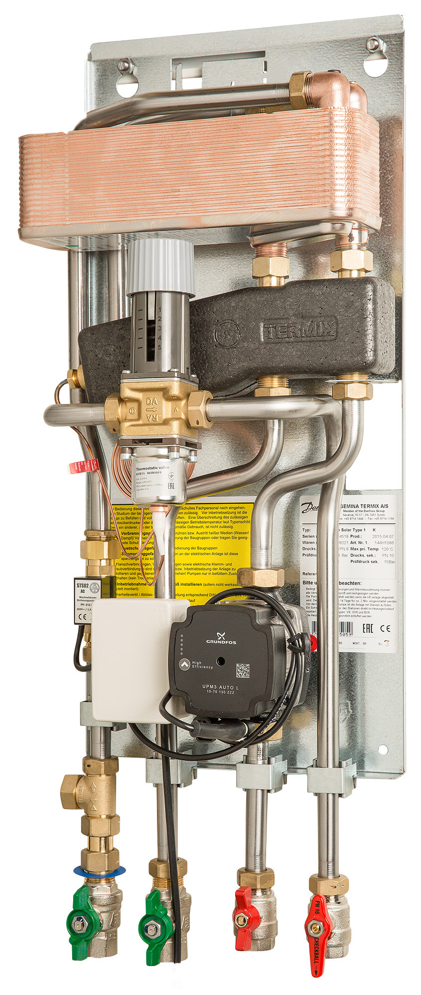Danfoss Durchlauferh. Termix One Solar 3 Ladepumpe, PWH: 90kW