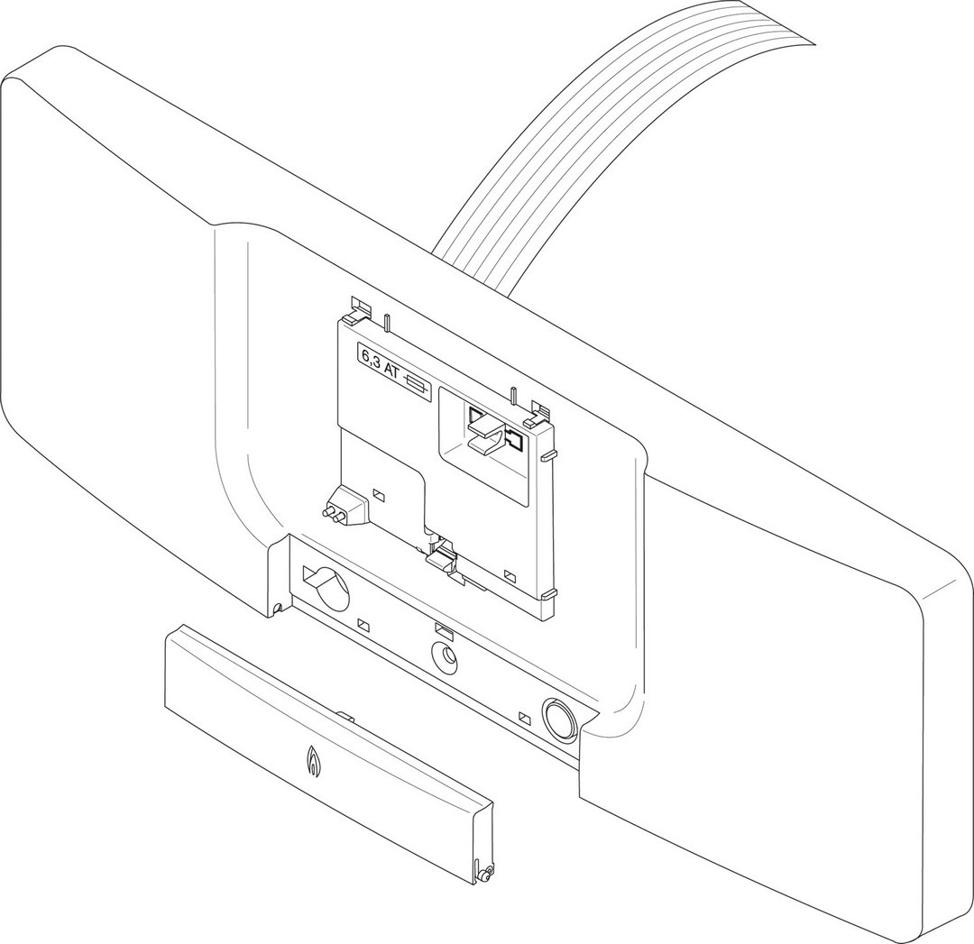 BOSCH Ersatzteil TTNR: 8732900424 Bedientableau BX25 S03 everp