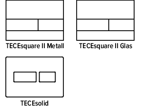 TECE-Einwurfschacht II f. Reinigungstabs TECEsquare II Metall/Glas und TECEsolid