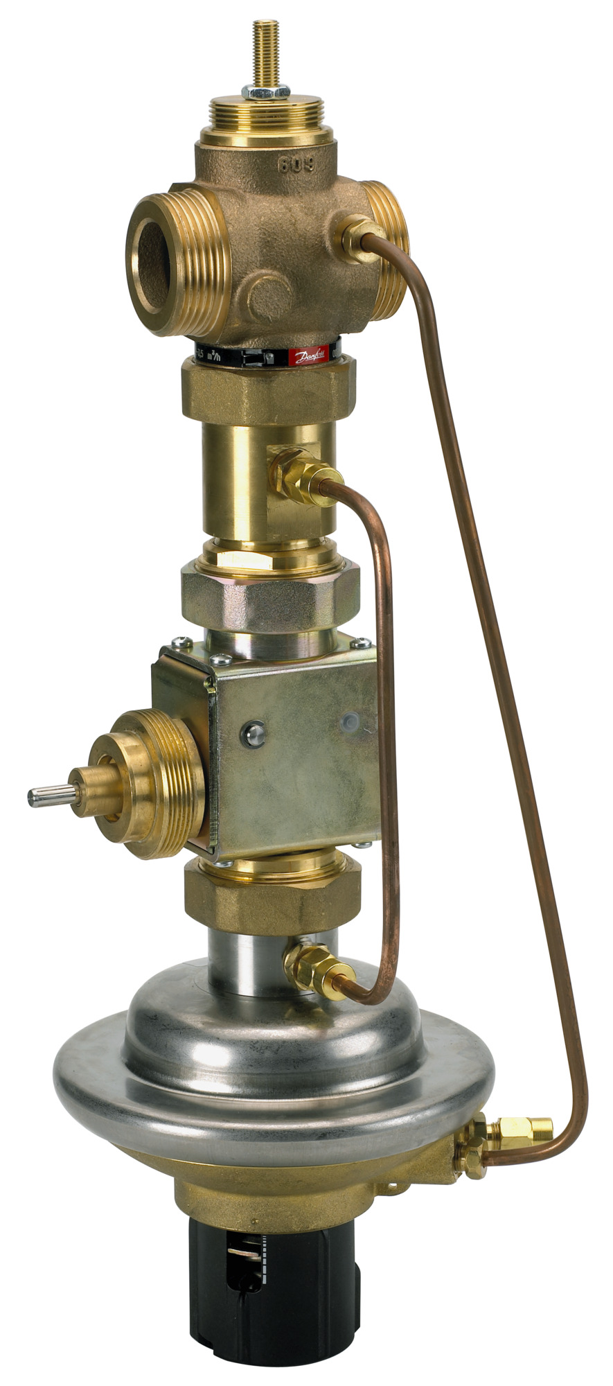 Danfoss Diff.Druck.+ V,stromreg.AVPQT Kvs 8,0, 0,2/0,2 - 1,0 bar, G 11/4 A
