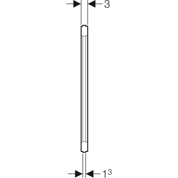 Geberit GIS Montageplatte, universell, 31 x 58 cm