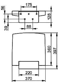 KEUCO Klappsitz Plan 14983, Wandmontage, lackiert/schwarzgrau