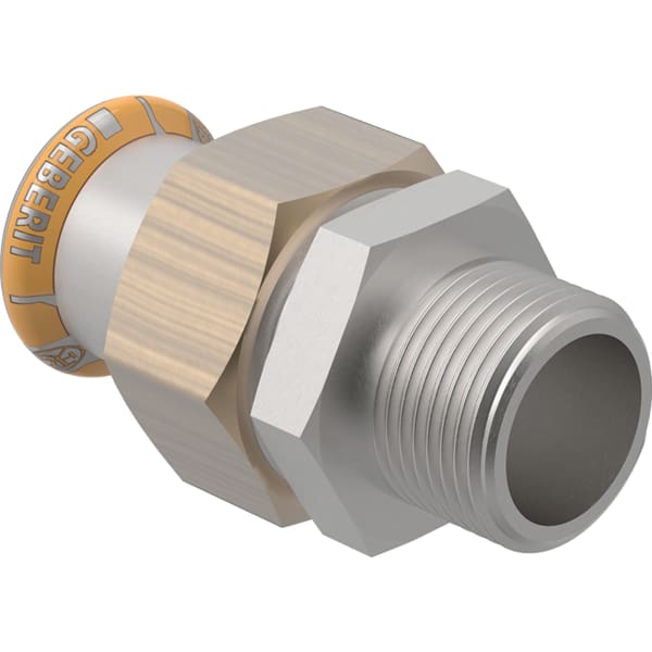 Geberit Mapress Therm Übergangsverschr. mit AG d22-R3/4