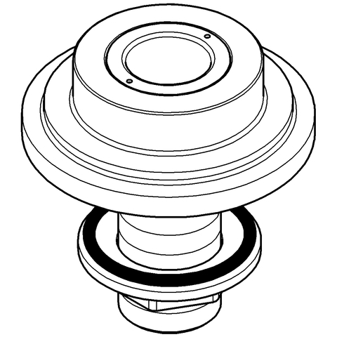 GROHE Schlauchdurchführung 47668 für HB Atrio 3-/4-Loch Wannenkombination chrom