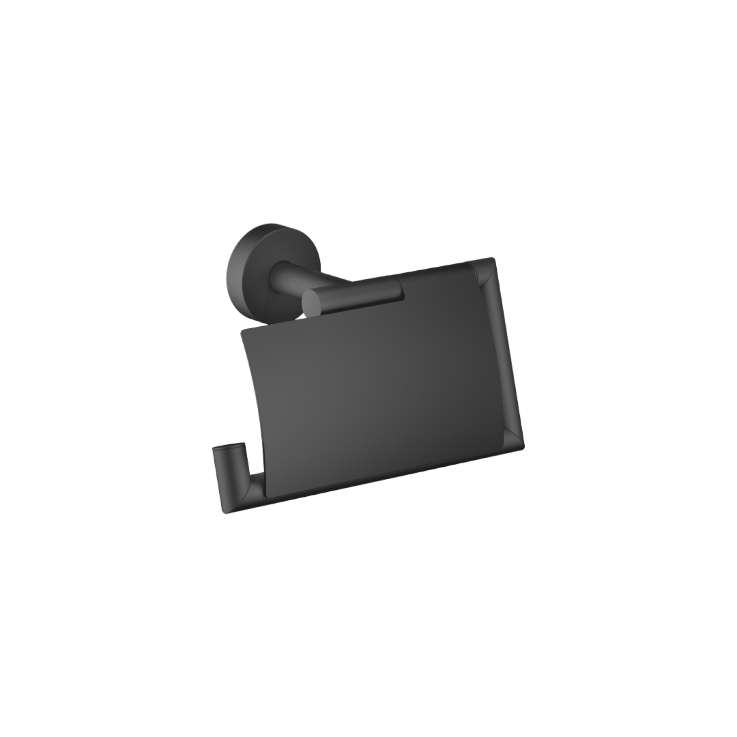 DO Papierrollenhalter mit Deckel SERIENSPEZIFISCH 83510979 Schwarz matt