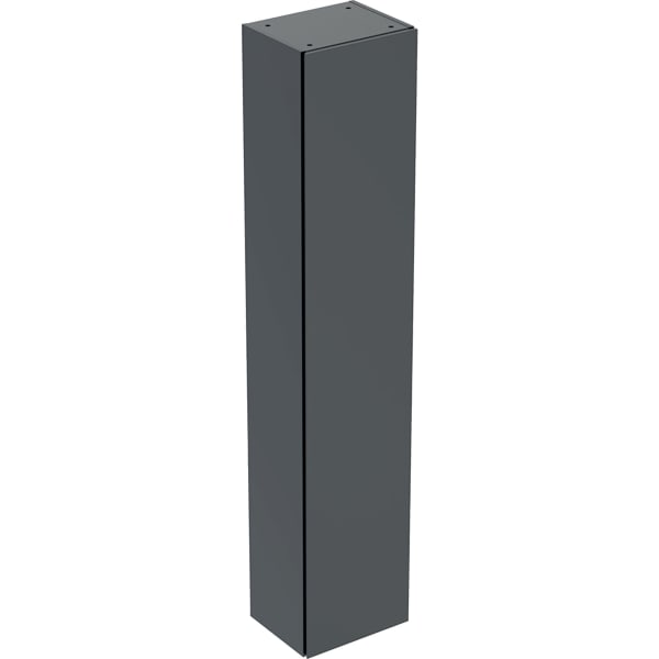 Geberit Hochschrank mit 1 Tür 36x180x29,1cm, schwarz matt