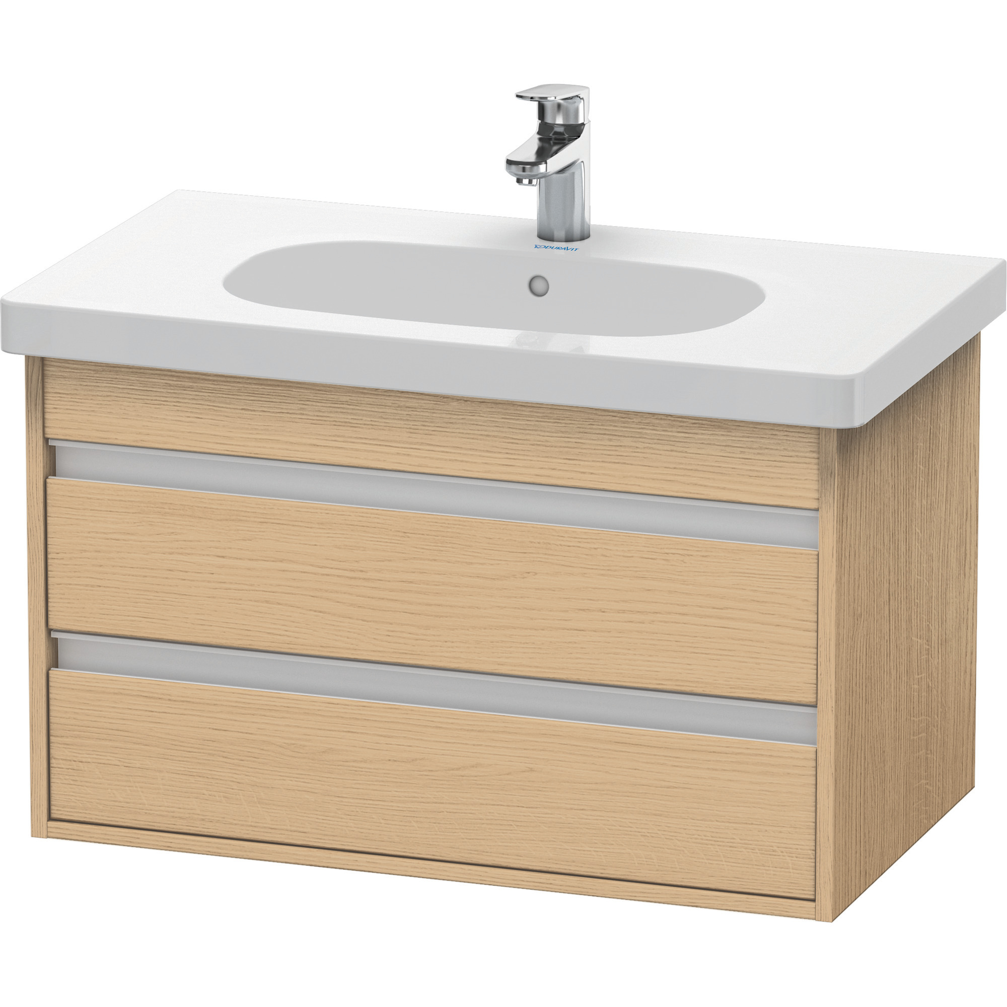DU WTU wandhängend Ketho 455x800x480mm 2 SchKa, für 034285, Eiche Natur
