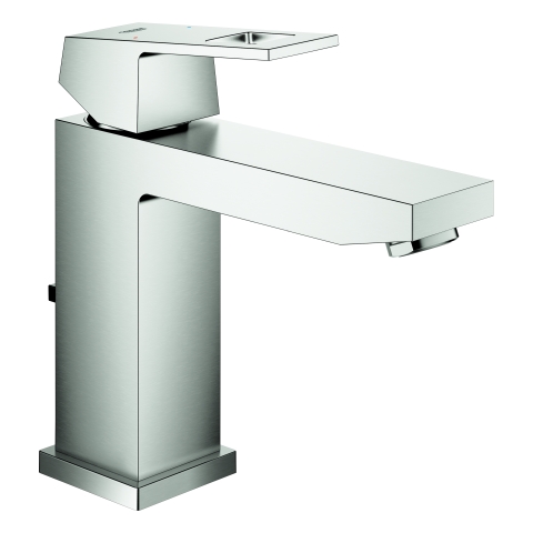 GROHE EH-Waschtischbatterie Eurocube 23445 mittelhohe Ausführung supersteel