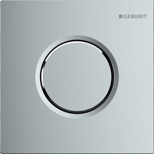 Geberit Typ 01 Betätigungsplatte für UR-Strg. pneumatische Sp-Ausl., hgl. verchromt Geberit Typ 01 Betätigungsplatte für UR-Strg. pneumatische Sp-Ausl., hgl. verchromt