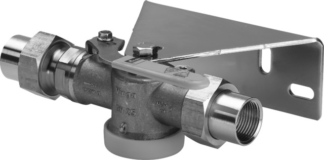 Viega Gaszähler-Kugeleckhahn G21121 in Rp1 Messing