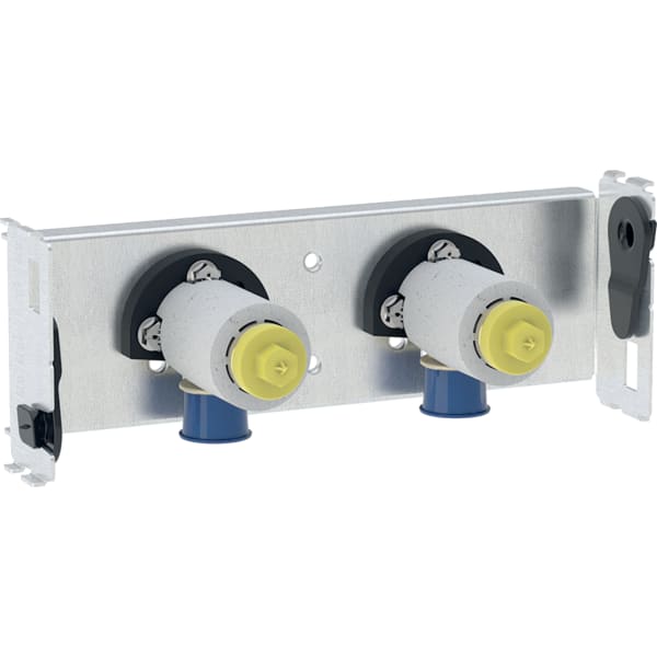 Geberit GIS Traverse für AP-Armatur, mit zwei W-Anschl. 100 mm