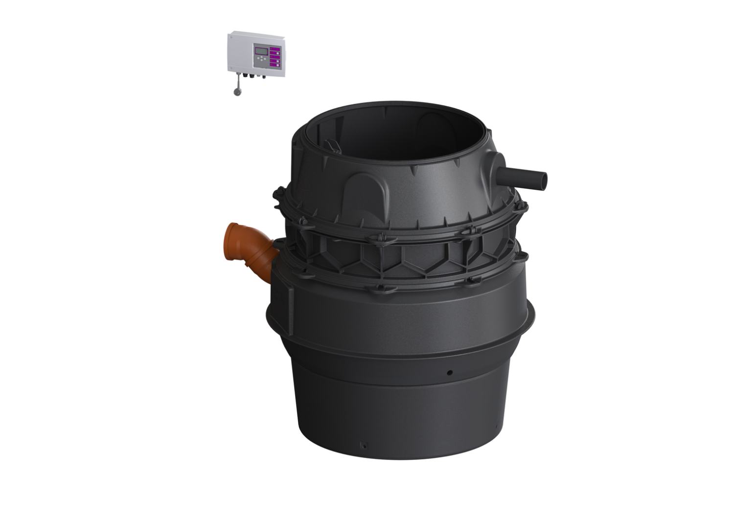 KESSEL-Pumpstation Aquapump XL Duo, SPF 1400-S1, niedrigster Einbau