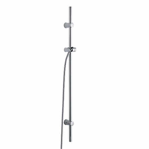 KLUDI A-QA v Wandstange L 1100mm mit Schlauch chrom