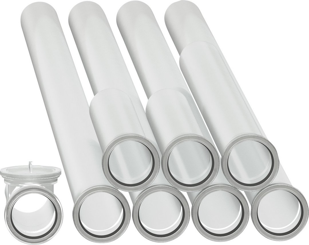 BOSCH Abgaszubehör FC-Set-SR60 Set Abgasrohre mit Revisionsrohr d:60 mm