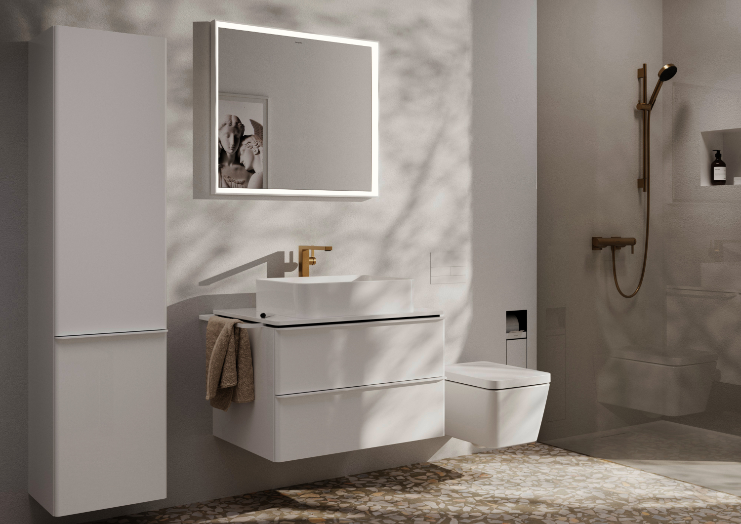 Hansgrohe WTM 240 Tecturis E Fine CoolStart ohne Ablaufgarnitur BBR