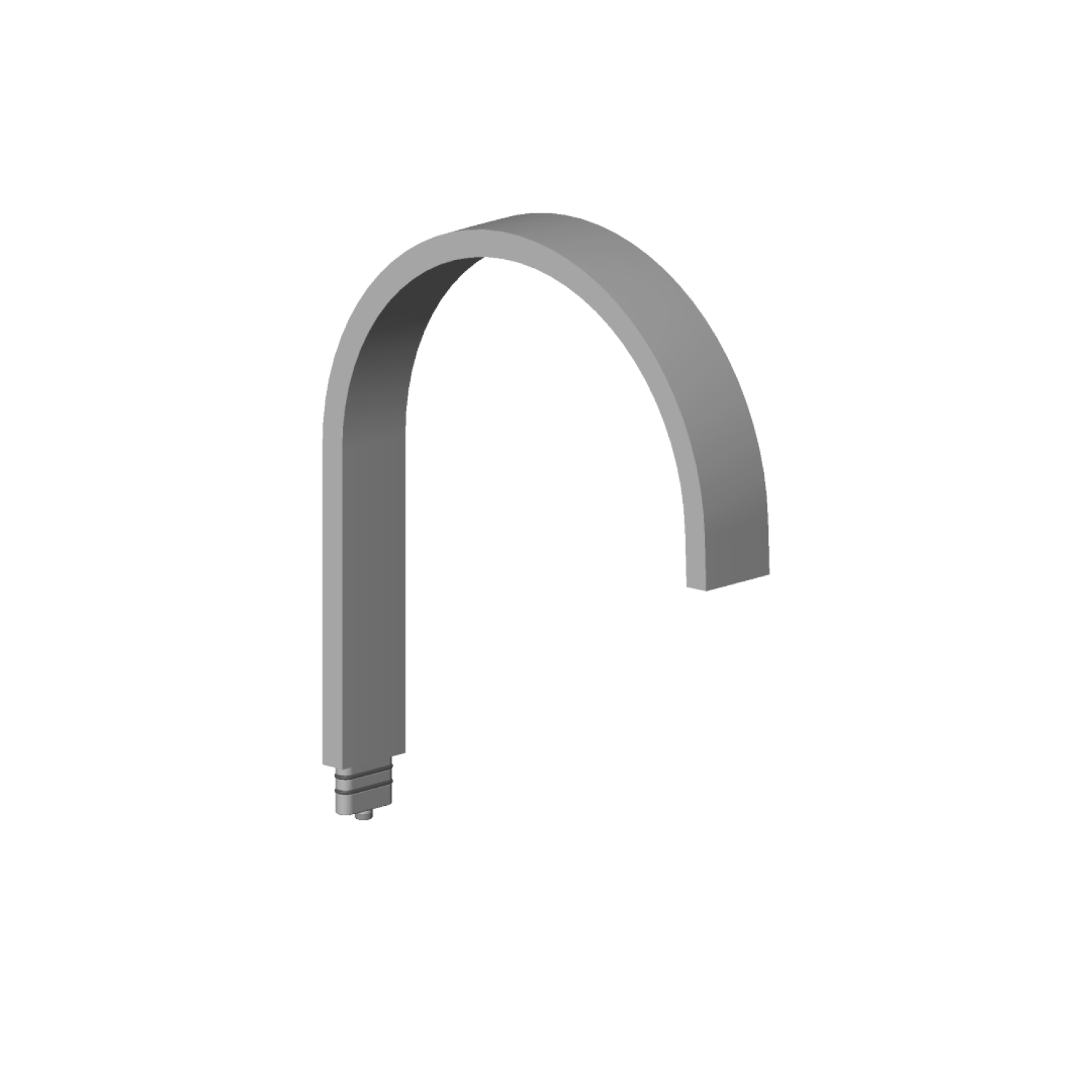 DO Auslauf ET 90282215201 200 x 35 x 11 x 235 mm, 5,7 l/min. Platin gebürstet