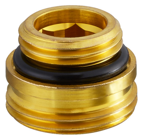 OVENTROP-Einschraubstutzen f.Multiflex V 1/2"AG x G 3/4"AG, Ms, roh, Set=10 Stück