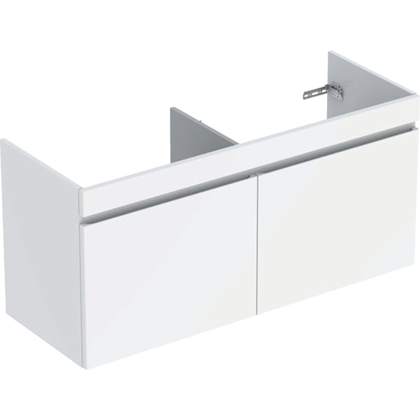 Geberit Renova Plan US f. DWT m. 2 Schubladen 2 Innenschubl., 122,6x60,6x44,6cm, weiß