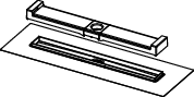 TECEdrainline-Evo Duschrinne, farbig beschichtet, weiß matt, 700 mm