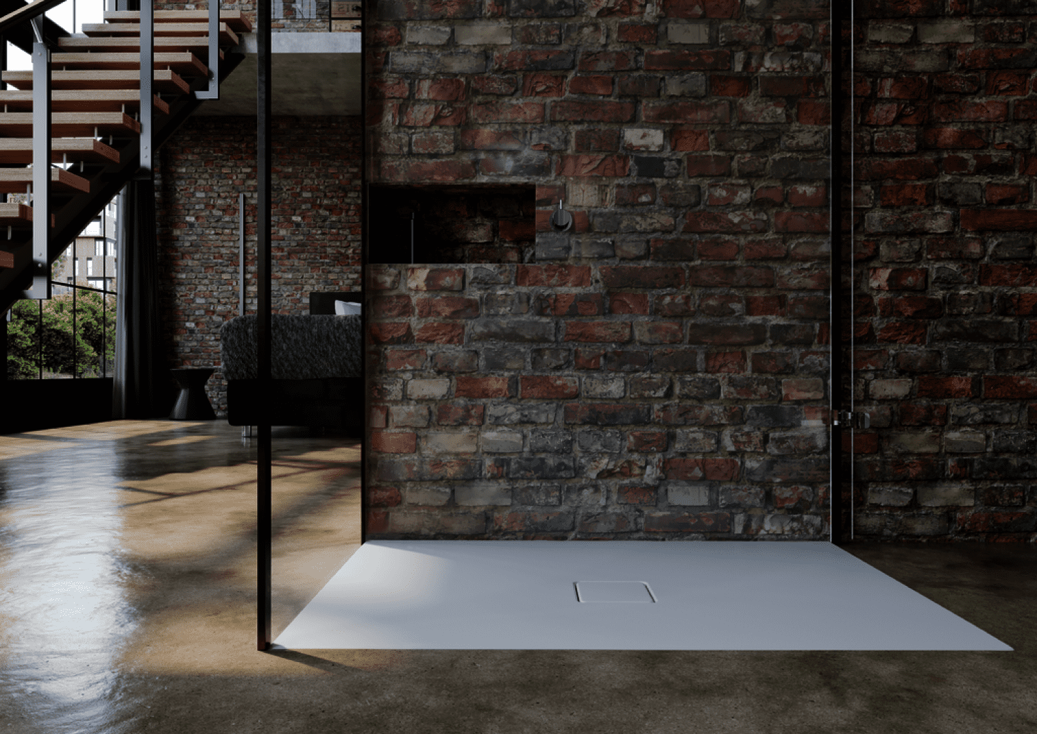 KA DW CONOFLAT mit Wannenträger Mod. 863-2,900x1700mm,alpinweiß,m. WT