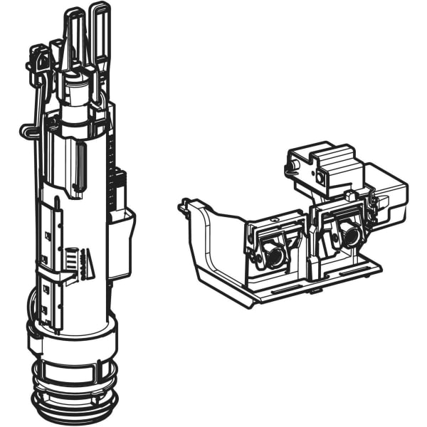 Geberit Hebevorr. und Steuereinh. für Taster Funk, 3-4,1V, für Sigma UP-SPK 12cm