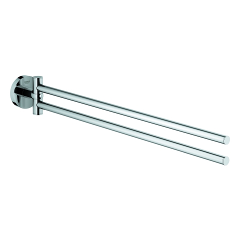 GROHE Handtuchhalter Essentials 40371_1 2-armig schwenkbar Metall 450mm chrom