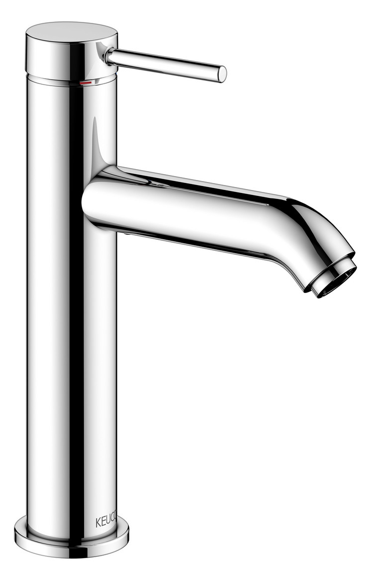 KEUCO EHM-WT-Mischer 130 IXMO 59501, o.Zug.-Ablgrt. Soft, Rosette rd. verchr.