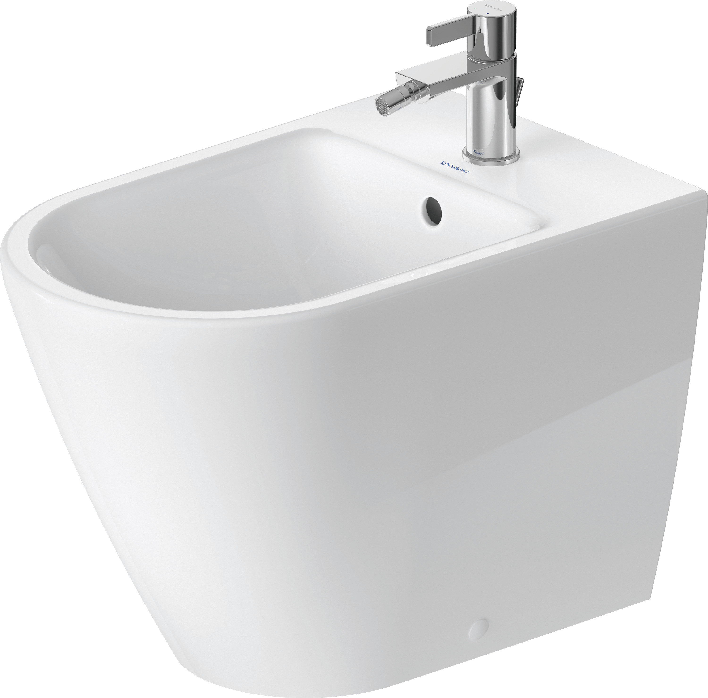 Duravit Standbidet D-Neo, 580mm, Weiß mit ÜL, mit HLB, 1 HL, BTW