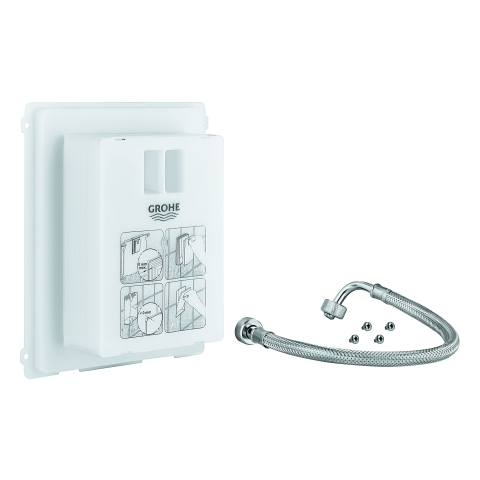 GROHE Revisionsschacht 40949 für kleine Abdeckplatten für 80mm Spülkasten GROHE Revisionsschacht 40949 für kleine Abdeckplatten für 80mm Spülkasten