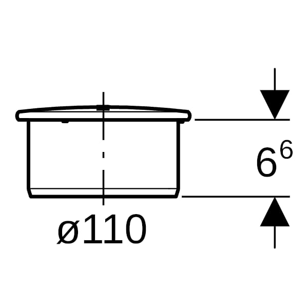 Geberit Silent-PP Muffenstopfen d110