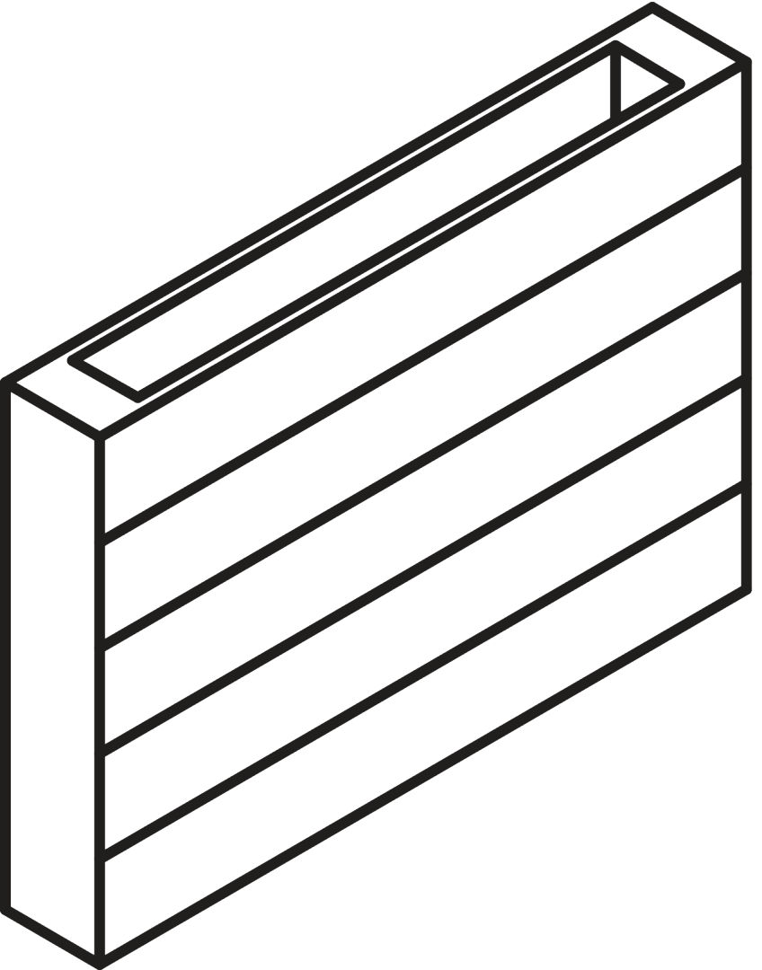 Kermi V-Heizwand HHV T20 BH350x72x500 QN323, RAL9016, 6 bar,m. Abd.,Ausf. re