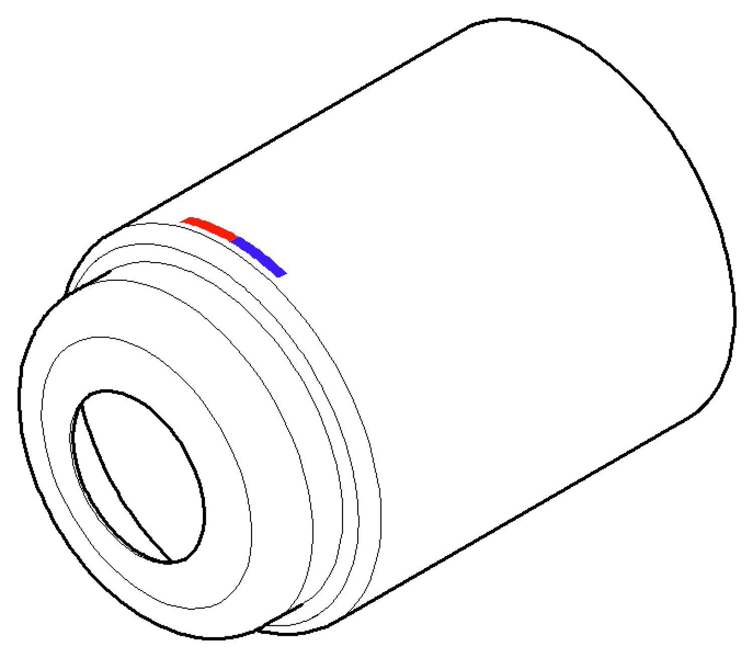 DO xSTREAM Haube ERSATZTEILE 091102129 D 52 x 72 mm Chrom