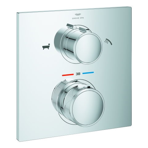 GROHE Thermostatbatterie Allure 19446_2 FMS für Rapido SmartBox chrom