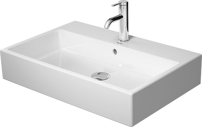 DU Waschtisch Vero Air 700mm m.ÜL,m.HLB,o.HL,geschl.,weiß