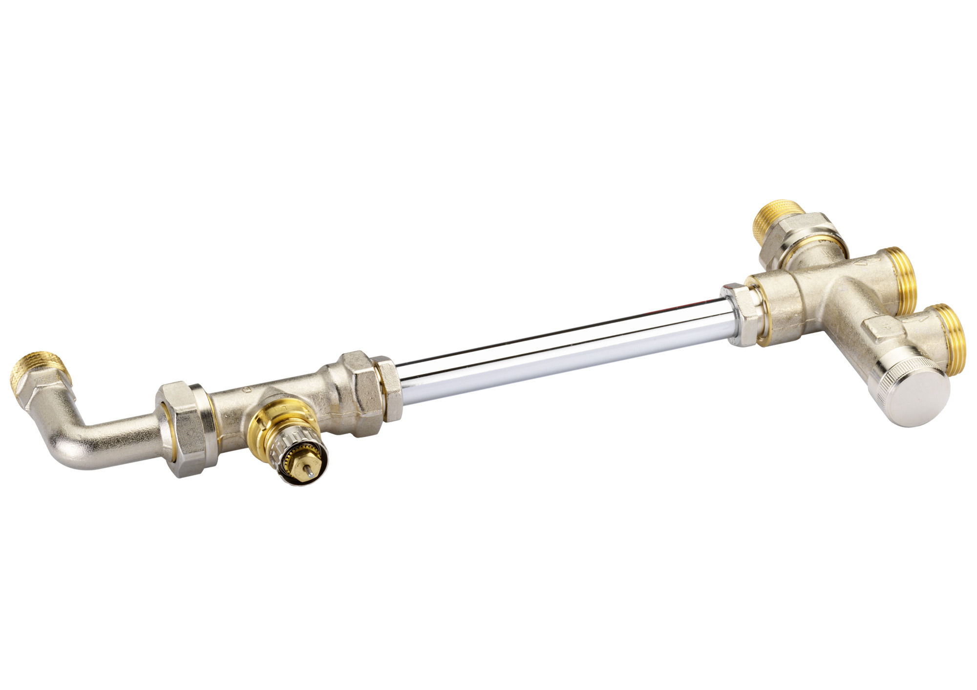Danfoss Kupplungsgehäuse RA-K Heizkörper: R 1/2, Anlage: G 3/4 AG