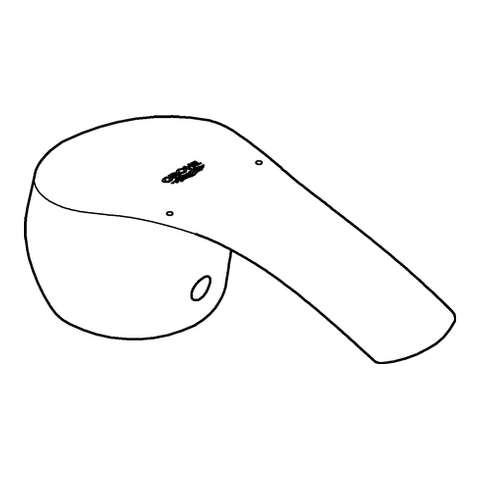 GROHE Hebel 46897 Metall supersteel